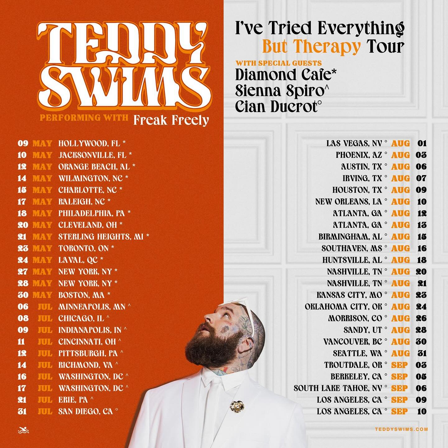 Sienna Spiro I've Tried Everything But Therapy Tour Poster 2025